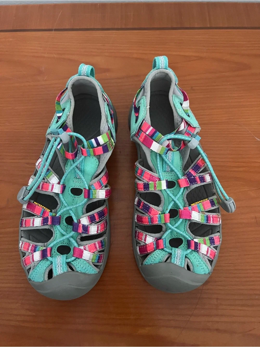 Keen Whisper Raya Fusion Waterproof Sport Sandals Girls Size 3